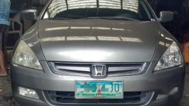 Silver Honda Accord for sale in Quezon 