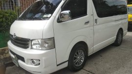 White Toyota Hiace Super Grandia 2008 for sale in Manila