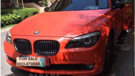 Orange BMW 740Li 2010 for sale in Muntinlupa City