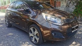 Brown Kia Rio 2015 for sale in Mandaluyong
