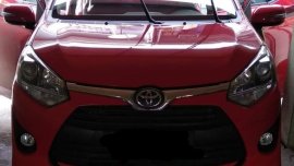 Red Toyota Wigo for sale in Valenzuela