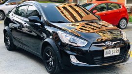 Sell Black 2014 Hyundai Accent in Quezon City