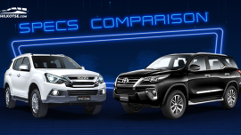 Toyota Fortuner V 4x4 AT vs Isuzu mu-X LS-A 4x4 AT: Which is better?
