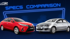 2021 Toyota Vios XLE MT vs Suzuki Ciaz GL MT: Spec Sheet Battle