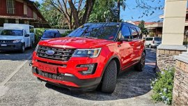 Red Ford Explorer 2017 SUV / MPV for sale in Quezon City