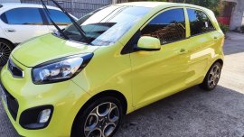 Yellow Kia Picanto 2014 for sale in Manila