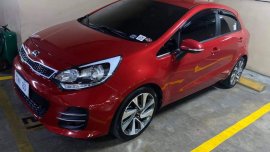 Red Kia Rio 2017 for sale in Makati