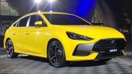 This is the 2021 MG 5, and it looks like an Italian sedan