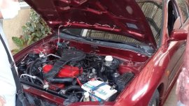 Selling Red Mitsubishi Lancer 2004 in Marikina