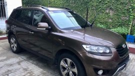 Brown Hyundai Santa Fe 2012 for sale in Manila