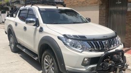 White Mitsubishi Strada 2016 for sale in Malabon City
