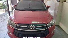 Red Toyota Innova 2017 for sale in Manila