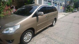 Brown Toyota Innova 2012 for sale in Quezon City