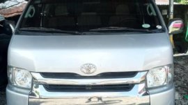 Silver Toyota Hiace 2014 for sale in Tacloban