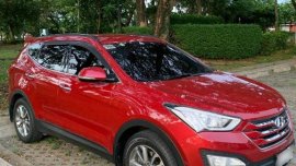 Red Hyundai Santa Fe 2014 for sale in Pasig