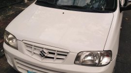 White Suzuki Alto 2013 for sale in Manila