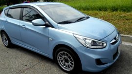 Blue Hyundai Accent 2014 for sale in Quezon City