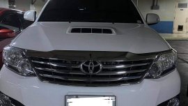 White Toyota Fortuner 2015 for sale in Manila
