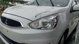 Pearl White Mitsubishi Mirage 2016 for sale in Tarlac