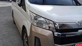 White Toyota Hiace Super Grandia 2019 for sale in Lucena