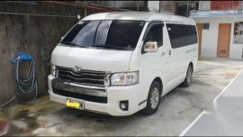 White Toyota Hiace Super Grandia 2015 for sale in Pateros