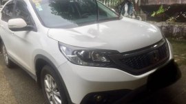Pearl White Honda Cr-V 2014 for sale in Quezon City