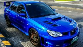 Blue Subaru WRX STI 2007 for sale in Manila