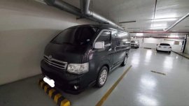 Black Toyota Hiace Super Grandia 2013 for sale in Manila