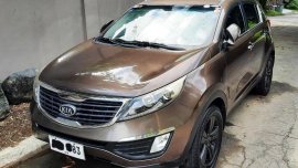 Brown Kia Sportage 2012 for sale in Manila