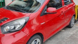 Red Kia Picanto 2015 for sale in Manila