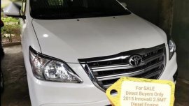 White Toyota Innova 2015 for sale in Cabanatuan