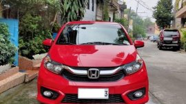 Red Honda Brio 2018 Hatchback at 10000 km for sale