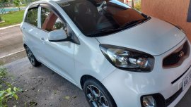 White Kia Picanto 2015 for sale in Calamba