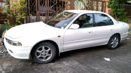 Pearl White Mitsubishi Galant 1997 for sale in Las Piñas