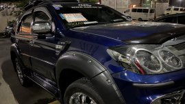 Blue Toyota Fortuner 2008 for sale in Manila