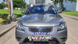 Titanium Silver Kia Rio 2010 at good condition for sale in Cebu City