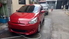 Selling Red Mitsubishi Mirage 2015 in Quezon