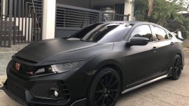 Black Honda Civic 2017 for sale in Quezon City