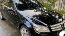 Black Mercedes-Benz C-Class 2009 for sale in Quezon