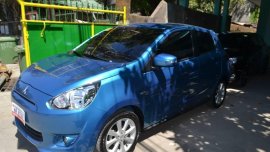 Selling Blue Mitsubishi Mirage 2015 in Subic