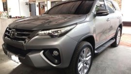 Silver Toyota Fortuner 2017 for sale in Lipa City
