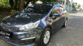 Black Kia Rio 2016 for sale in Quezon City