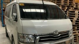 Beige Toyota Hiace Super Grandia 2016 for sale in Quezon City