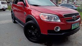 Red Chevrolet Captiva 2008 for sale in Rizal