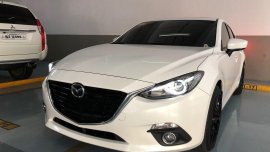 Pearlwhite Mazda 3 2015 for sale in Manila