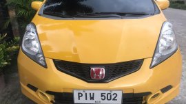 Yellow Honda Fit 2010 for sale in Angeles