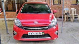Red Toyota Wigo 2015 for sale in San Mateo