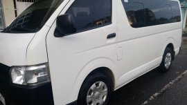 Selling White Toyota Hiace 2016 in Surigao