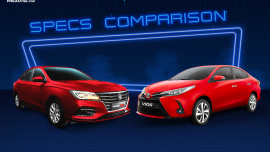 2021 MG 5 vs Toyota Vios Comparison: Spec Sheet Battle 