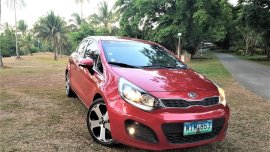 Red Kia Rio 2013 for sale in Silang